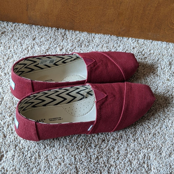 TOMS Women's Alpargata Recycled Cotton Canvas Loafer Flat, size 11 womens - Picture 4 of 7